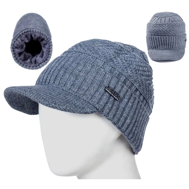 Žieminė šilta kepurė SD116 pilka