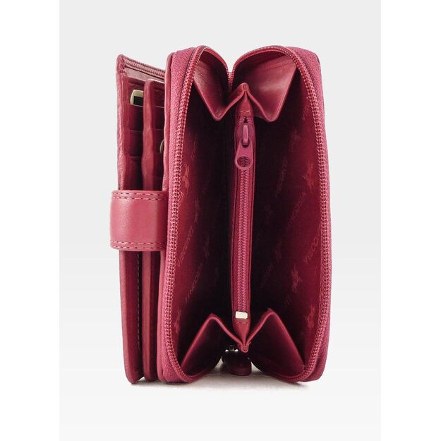 Moteriška odinė piniginė Visconti HT33, rožinė