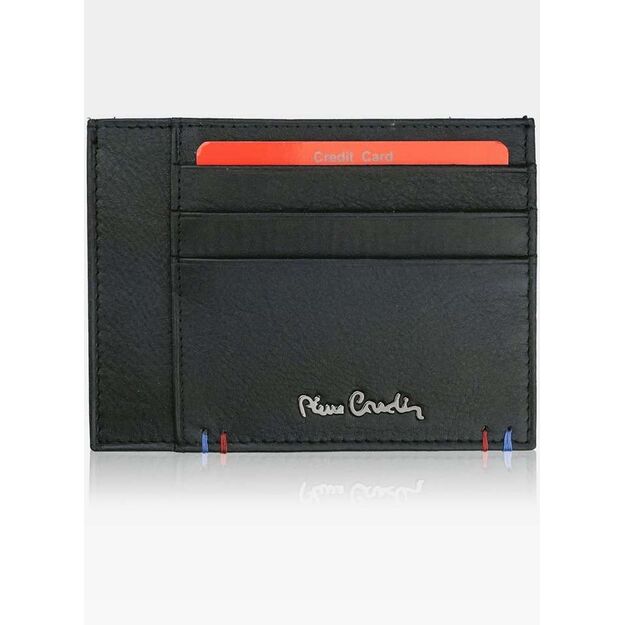 Vyriška odinė piniginė Pierre Cardin Tilak22 P020, juodos spalvos