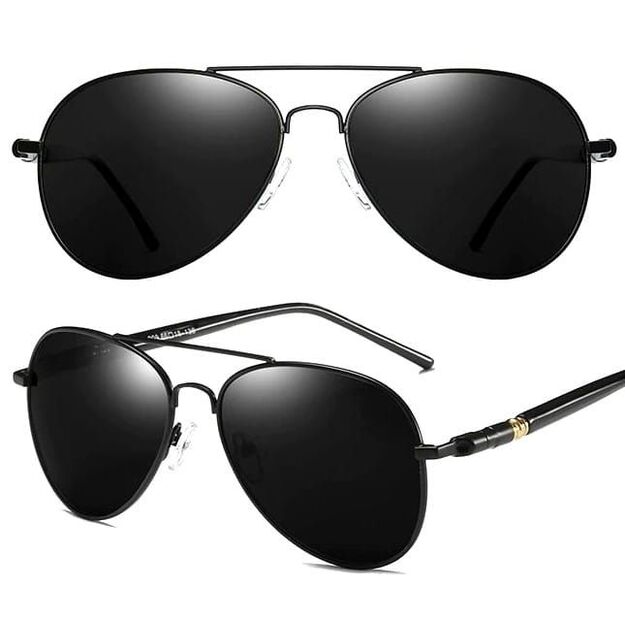 Vyriški akiniai nuo saulės D3, juodi